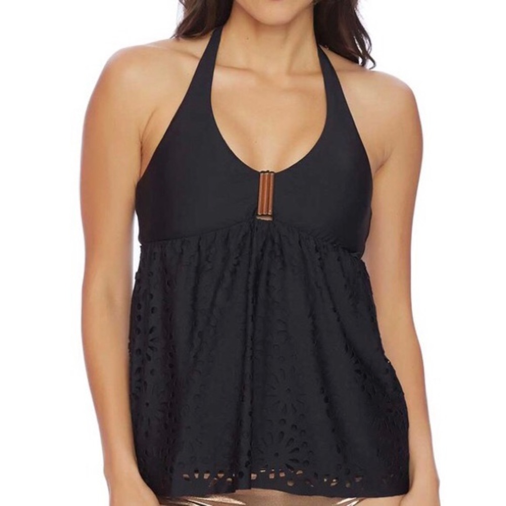 Luxe by Lisa Vogel Aphrodite Halter Tankini Top